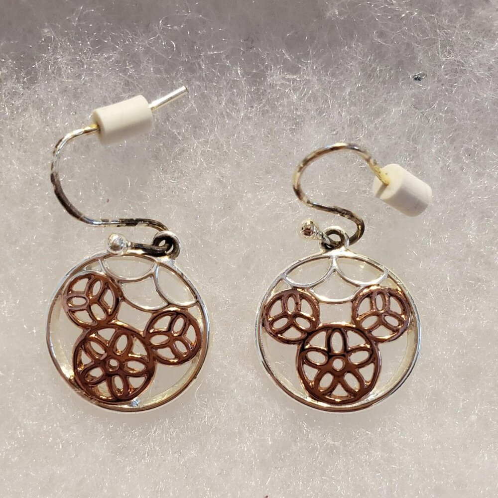 Disney Two Tone Dangle Earrings